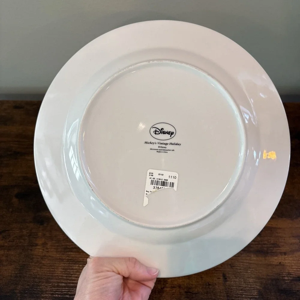 Disney's Mickey's‎ Vintage Holiday Dinner Plate Minnie Mouse Ho, Ho, Ho